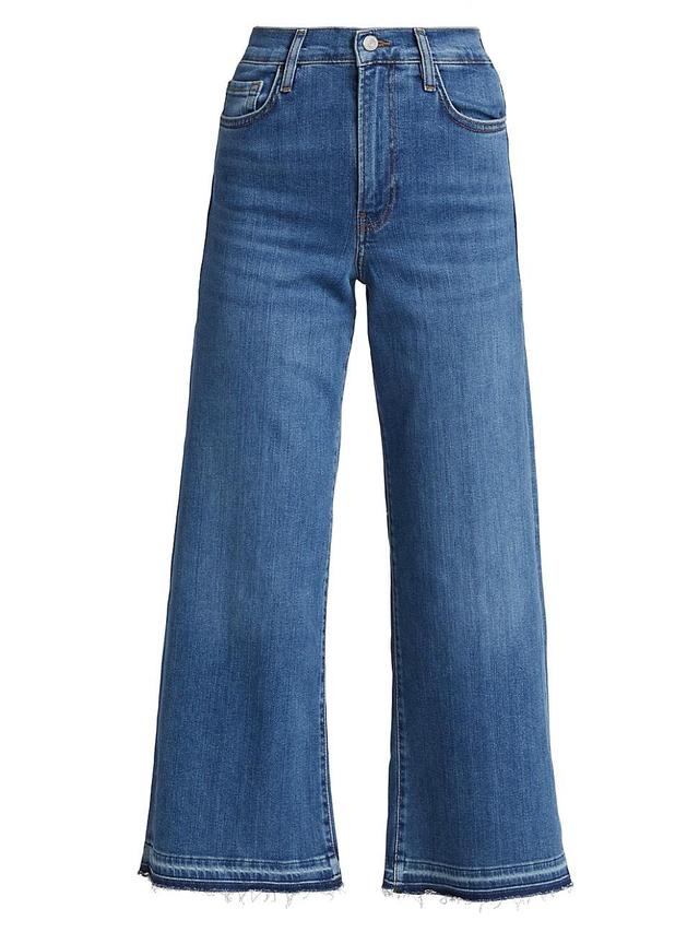 Womens Petite Le Slim Palazzo Wide-Leg Jeans Product Image