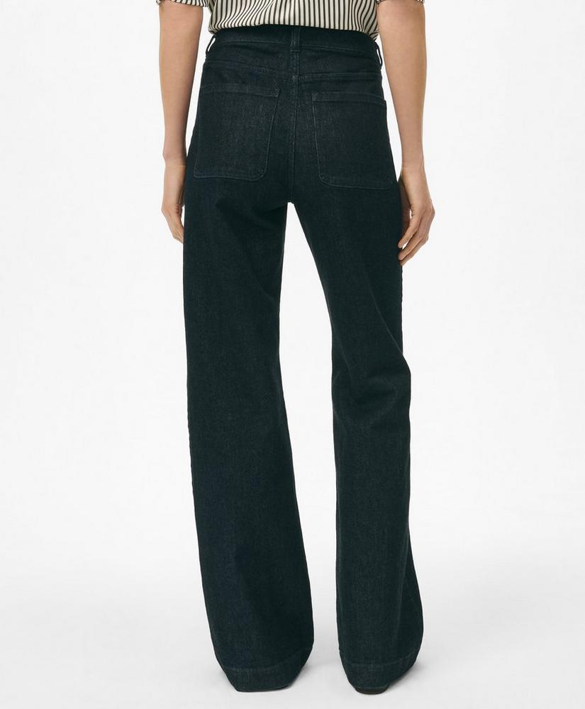 Patch Pocket Bootcut Jeans Product Image