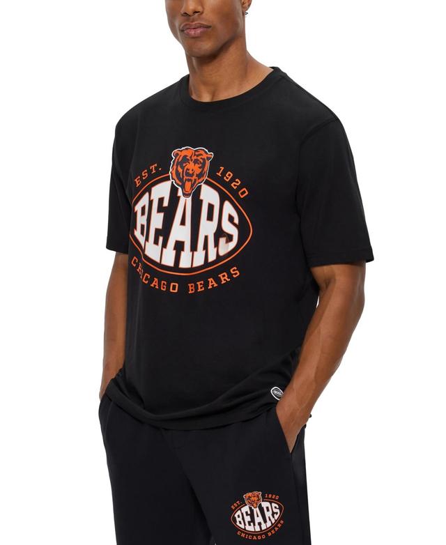 Boss Nfl Chicago Bears Cotton Blend Graphic Tee Product Image