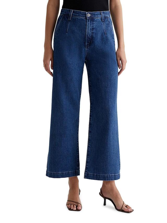 AG Jeans Daneel High Rise Wide Leg Crop (Midsommar) Women's Jeans Product Image