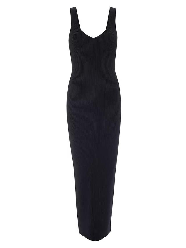 Virgo Rib-Knit Sleeveless Body-Con Dress Product Image