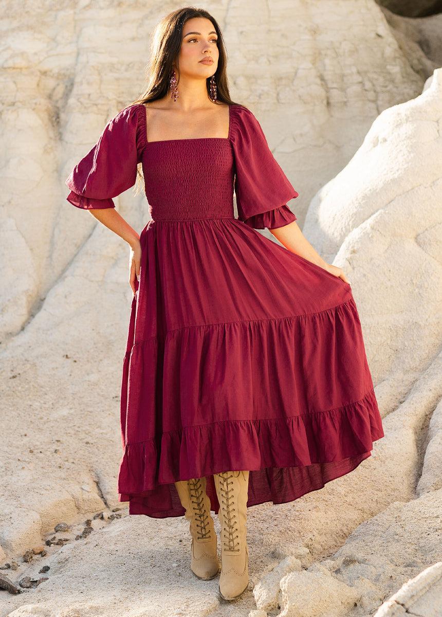 Quella Dress in Mesa Rose Product Image