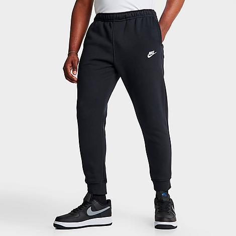 Nike Club Fleece cuffed sweatpants in black - BLACK Product Image