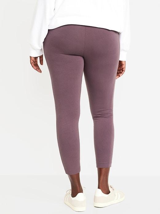 High-Waisted Side Pocket 7/8 Leggings Product Image