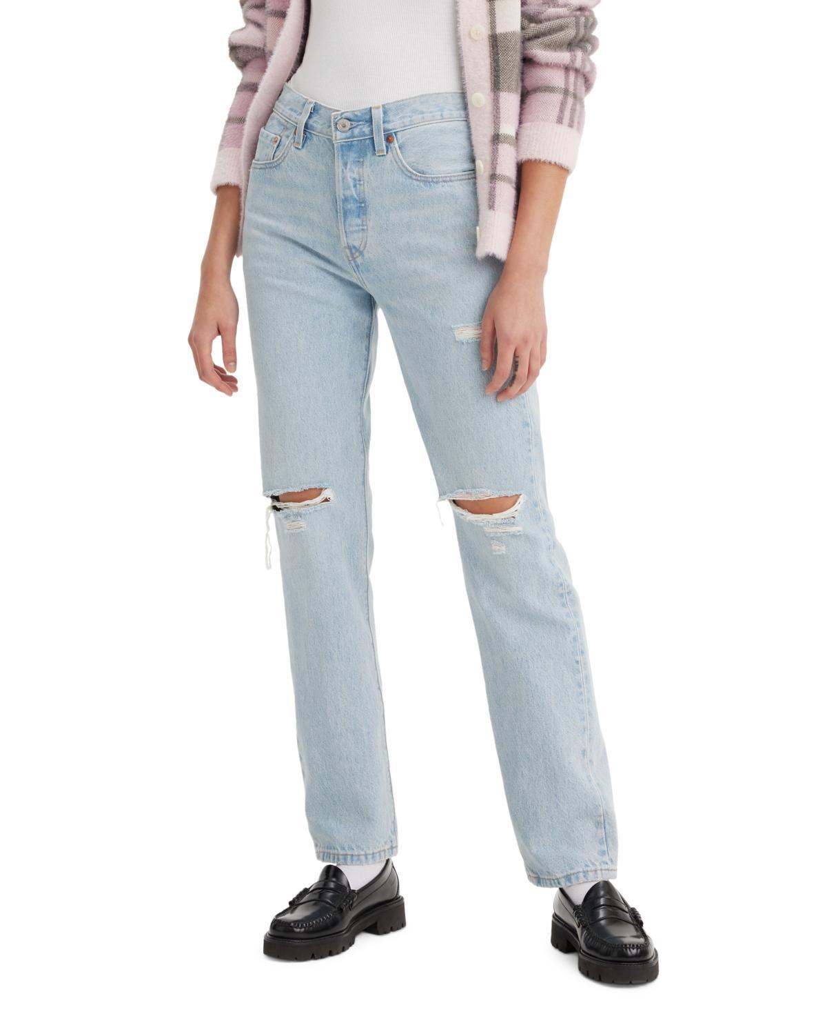 Women's 501 Original-Fit Straight-Leg Jeans Product Image