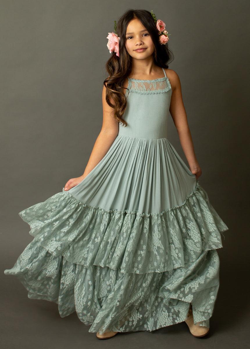 Catrin Dress in Seaglass Product Image