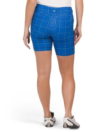 Belted Golf Shorts for Women | Polyester/Spandex Product Image