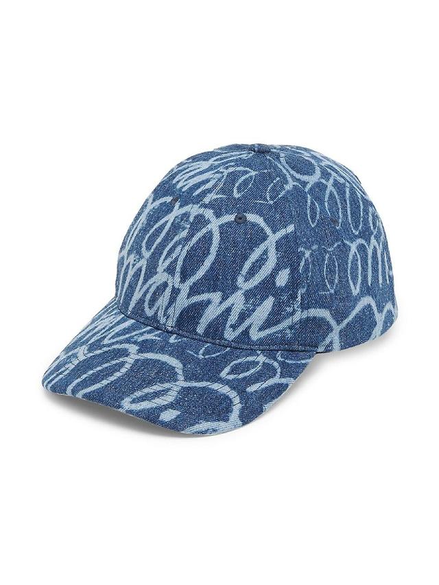 Mens Logo Denim Baseball Cap Product Image