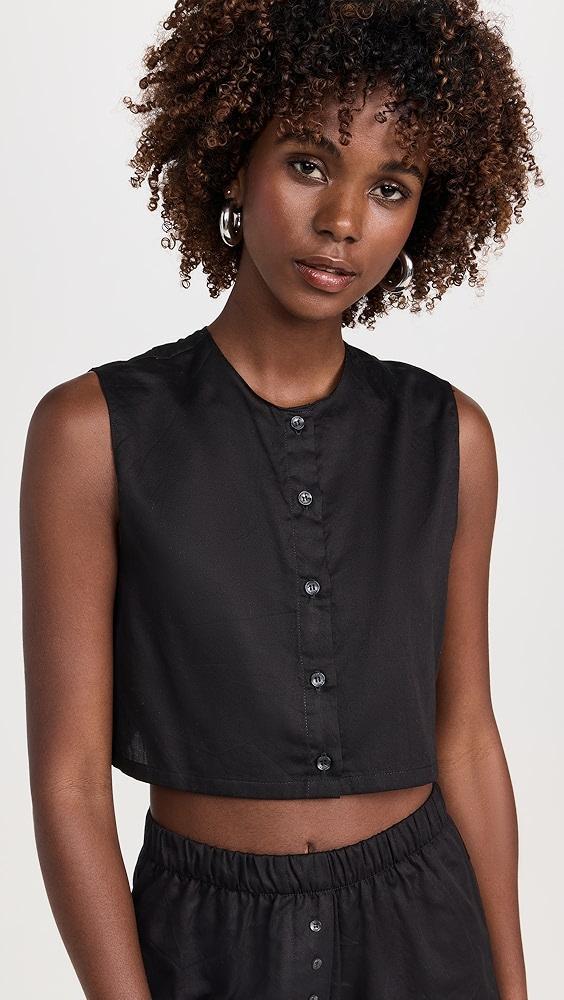 Leset Yoko Crew Neck Vest | Shopbop Product Image