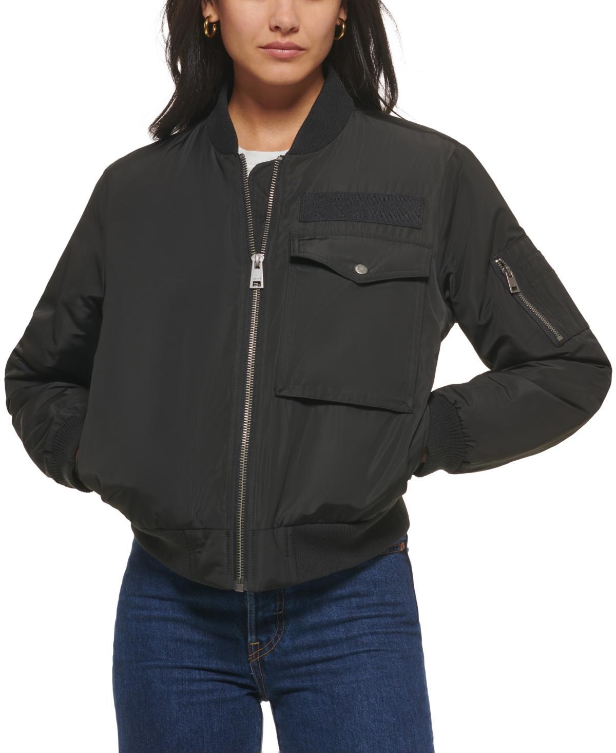 Levis Womens Fashion Flight Bomber Jacket Product Image