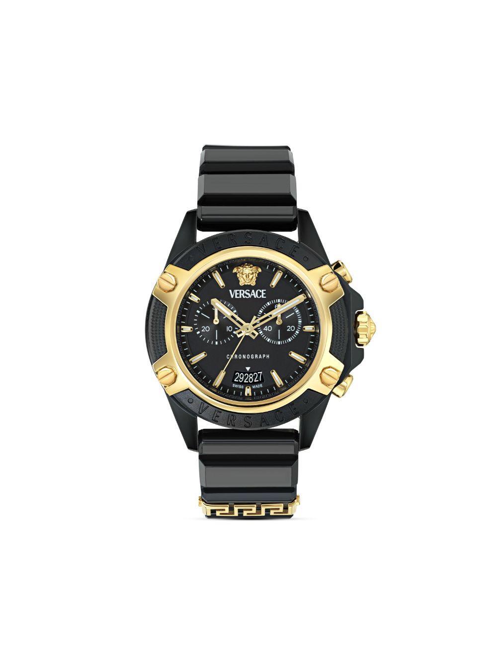 VERSACE Icon Active Chronograph, 44mm In Black Product Image