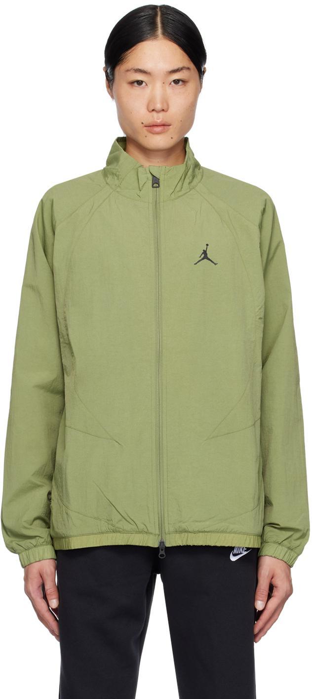 Khaki Sport Jam Track Jacket In Sky J Lt Olive/sky J Product Image