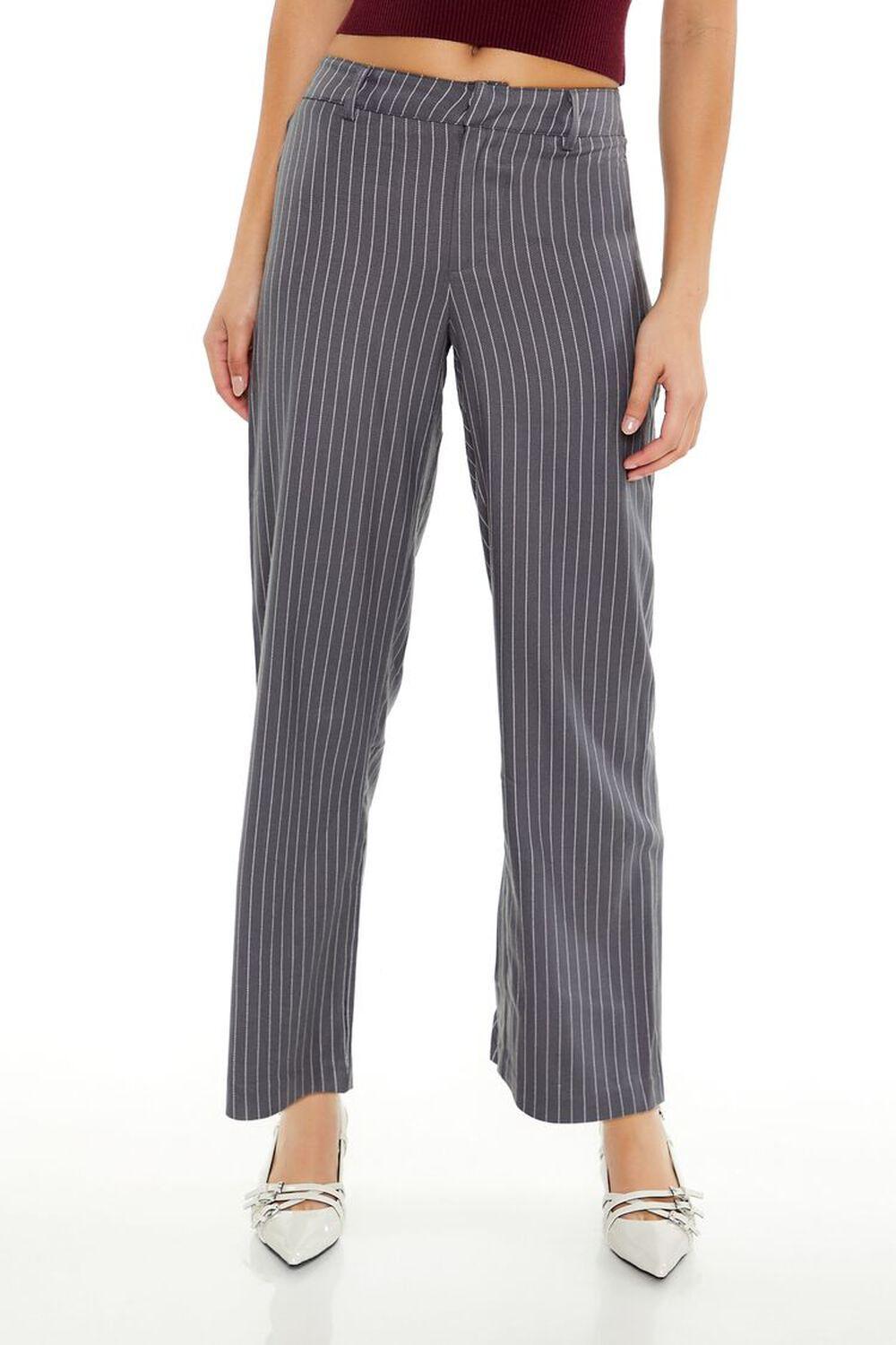 Pinstriped Trouser Pants | Forever 21 Product Image