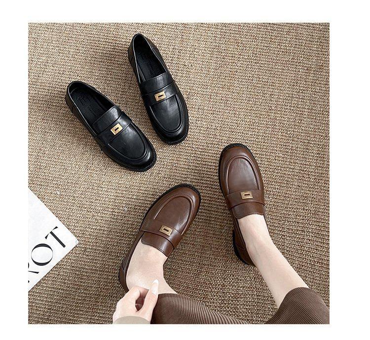 Plain Buckled Loafers product image