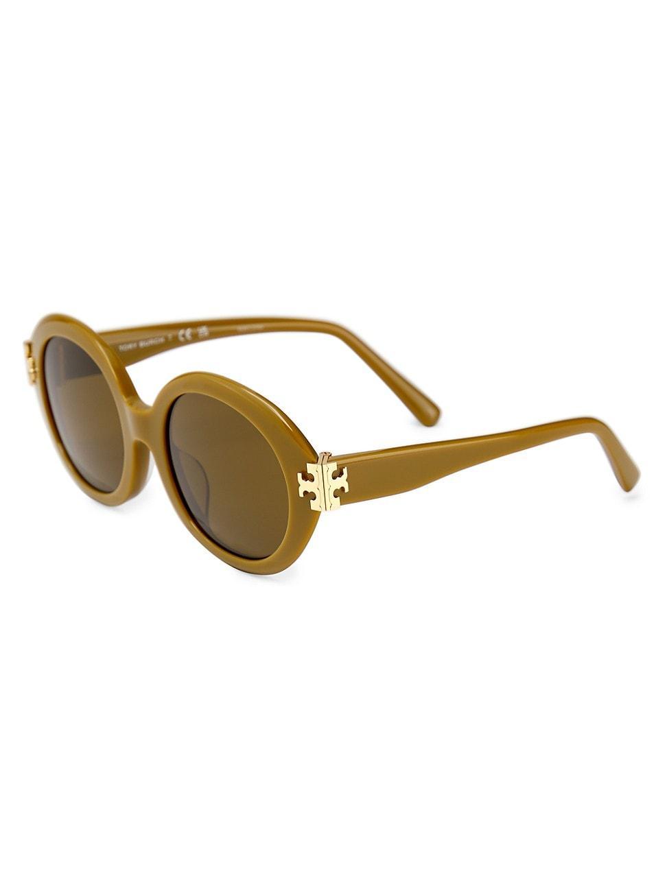 Womens 52MM Oval Sunglasses Product Image