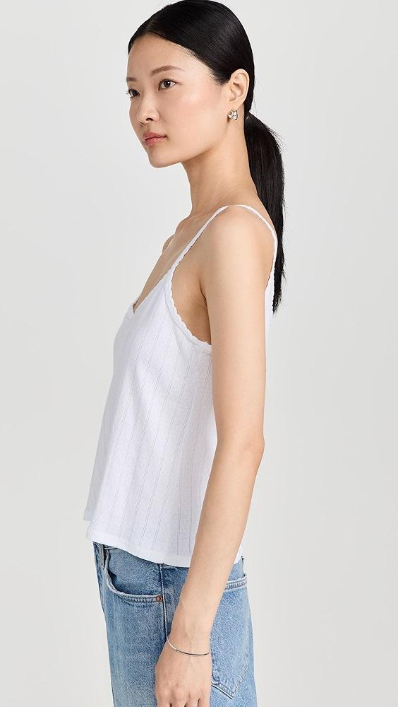 perfectwhitetee Sabrina Pointelle Tank | Shopbop Product Image