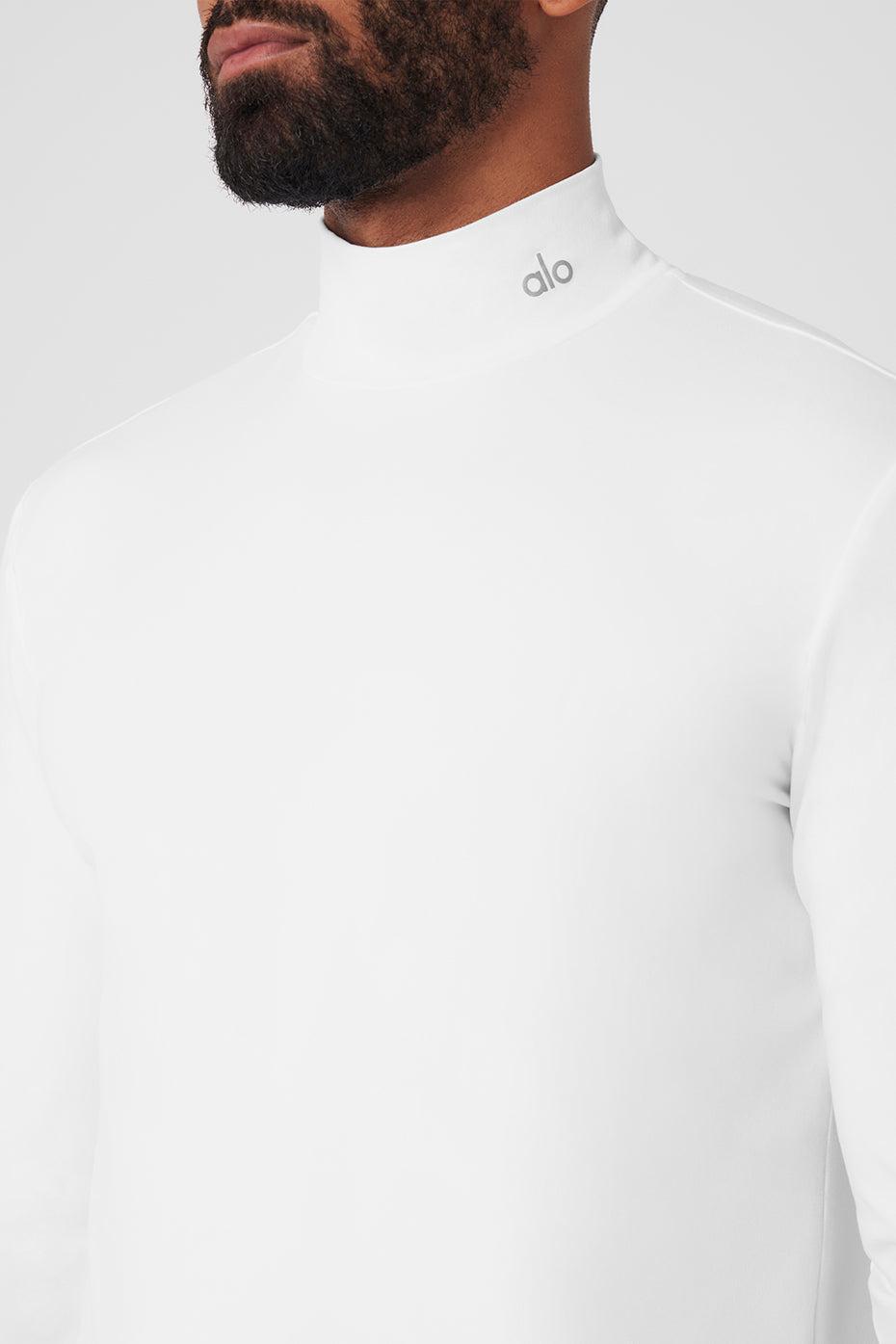 Conquer Reform Mock Neck Long Sleeve - White Male Product Image