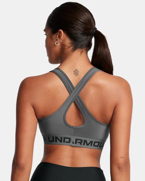 Women's Armour® Mid Crossback Sports Bra Product Image