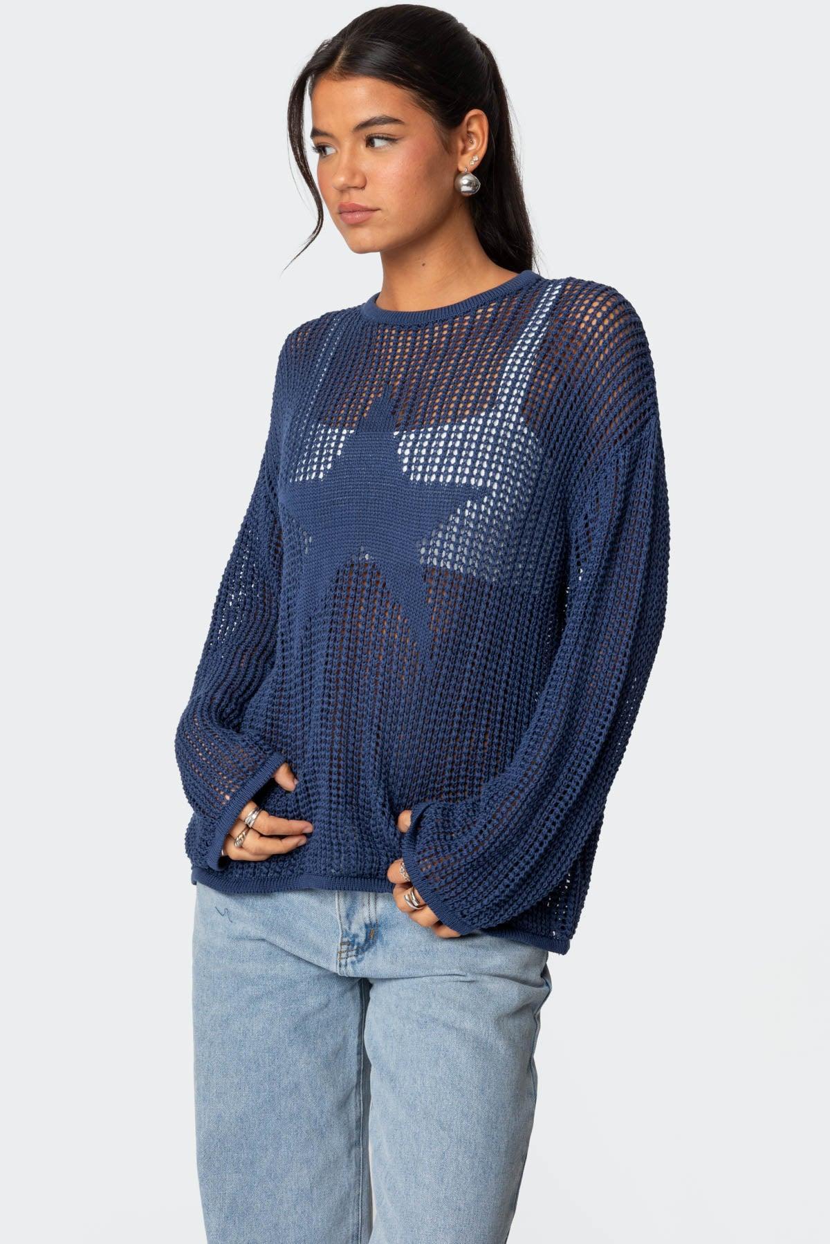 Seeing Stars Oversized Sweater Product Image