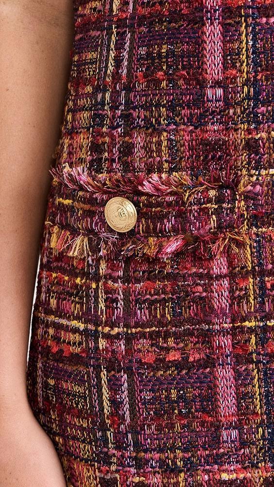 L'AGENCE Florian Tweed Shift Dress | Shopbop Product Image