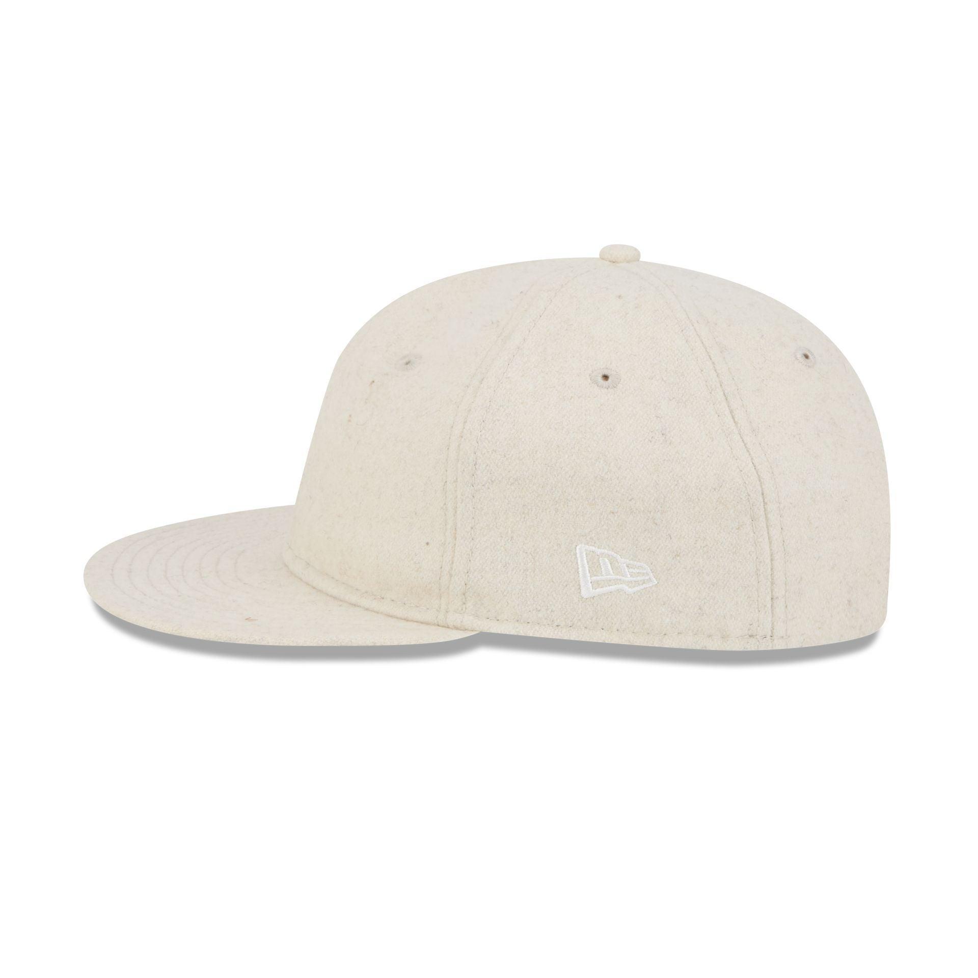 New Era Cap Heather Oatmeal Melton Wool Retro Crown 9FIFTY Adjustable Hat Male Product Image