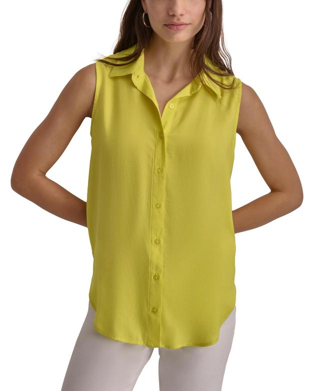 Dkny Jeans Womens Sleeveless Shirt Product Image