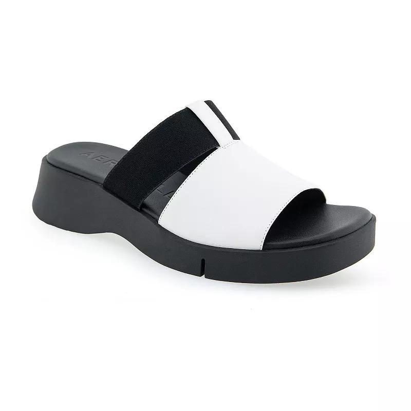 Aerosoles Franklin Womens Leather Slide Sandals Product Image