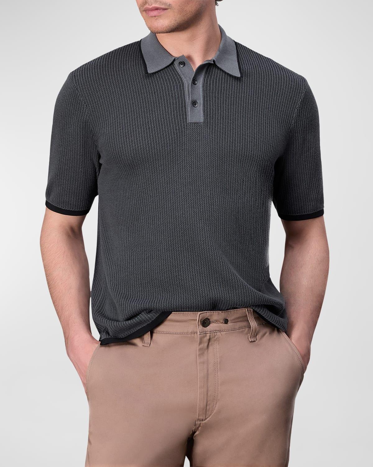 Mens Harvey Knit Polo Shirt Product Image