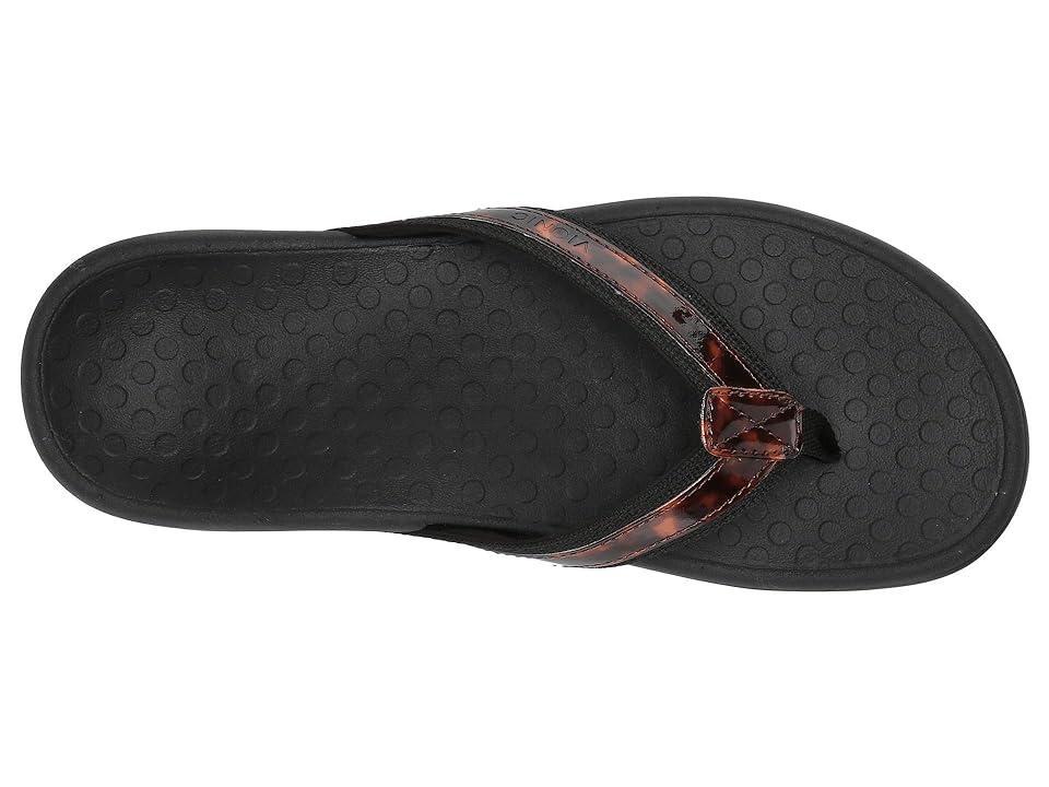 Vionic Tide II Tortoise Print Patent Leather Thong Sandals Product Image