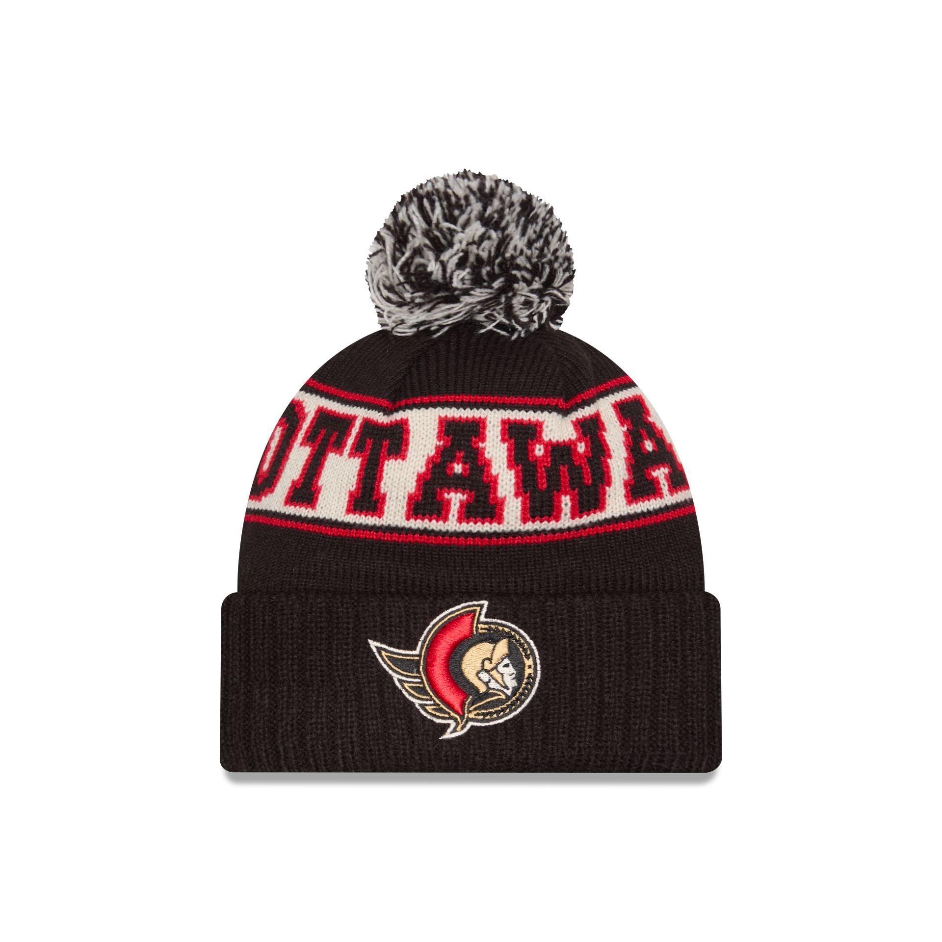 Ottawa Senators Retro Pom Knit Hat Male Product Image