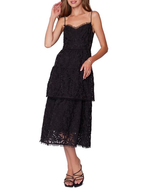 Lost + Wander Womens Blossom Organza Midi Dress Product Image