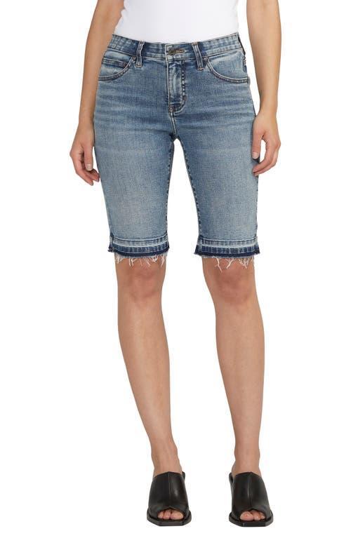 Jag Jeans Cecilia Release Hem Denim Bermuda Shorts Product Image