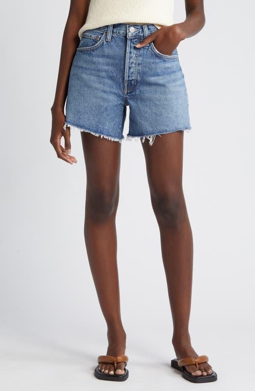 AGOLDE Parker Distressed Denim Shorts Product Image