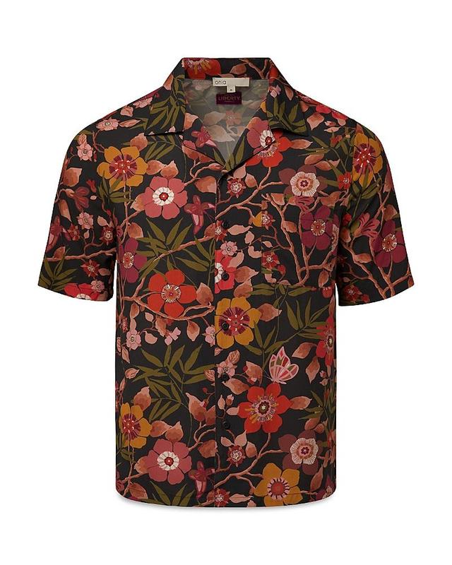 Mens Floral Camp Shirt Product Image