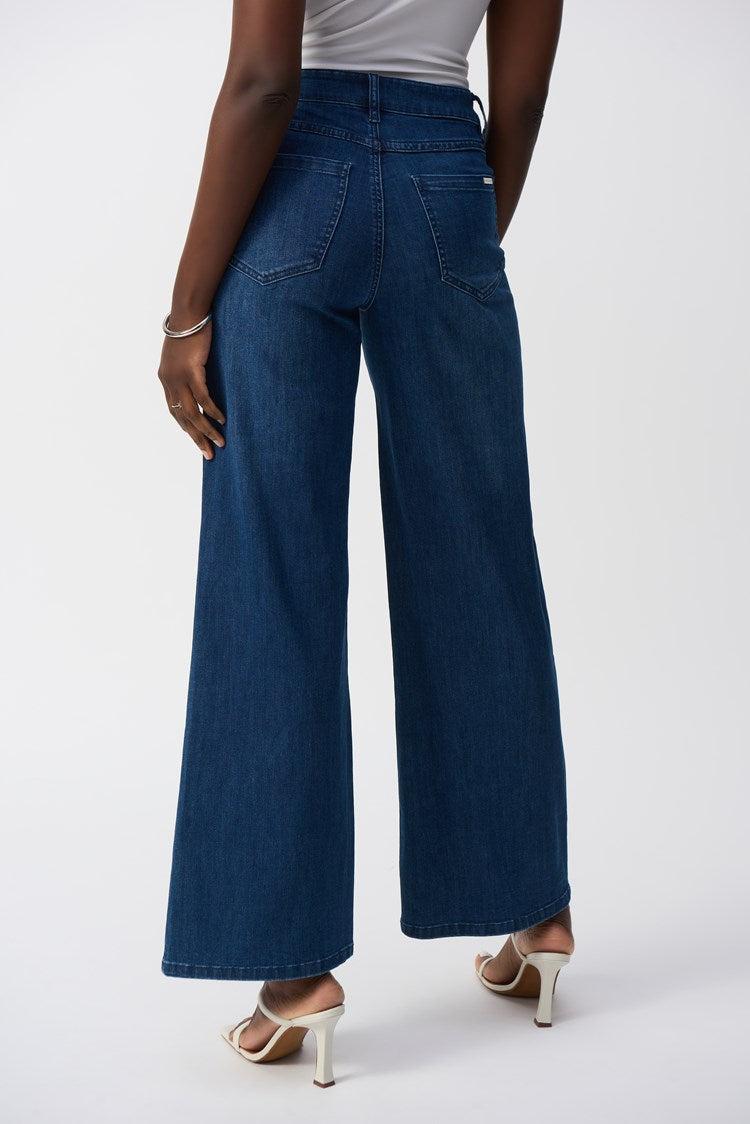 Goldie/Classic Wide Leg Stretch Jeans Product Image