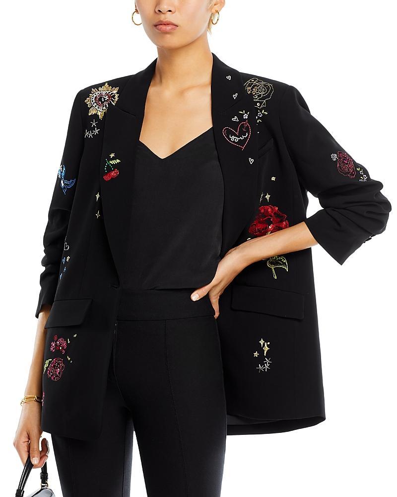 Cinq a Sept Daydream Doodles Embroidered Blazer Product Image