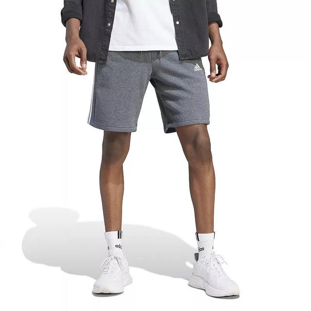 Essentials Fleece 3-Stripes Shorts Product Image