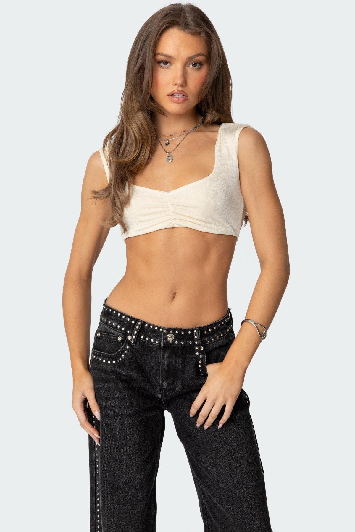 Summit Ruched Crop Top Product Image