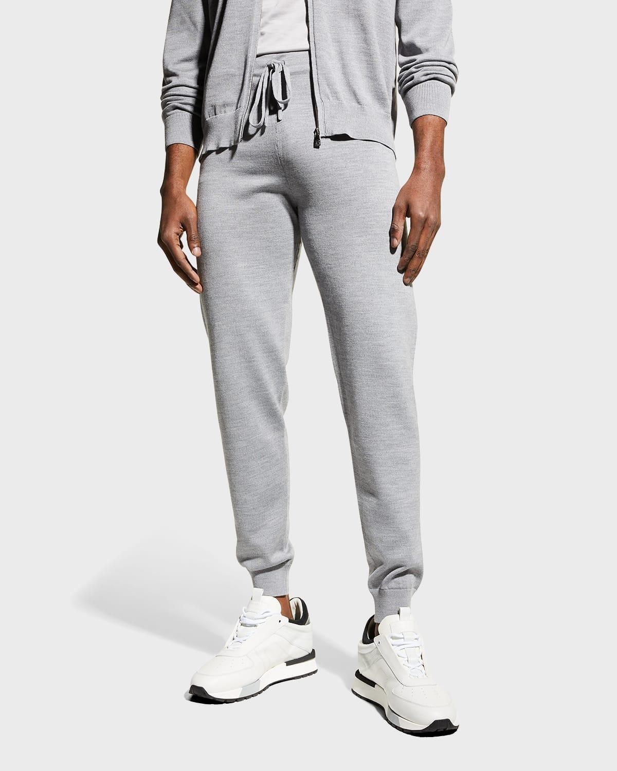 Mens Wool-Blend Jogger Pants Product Image