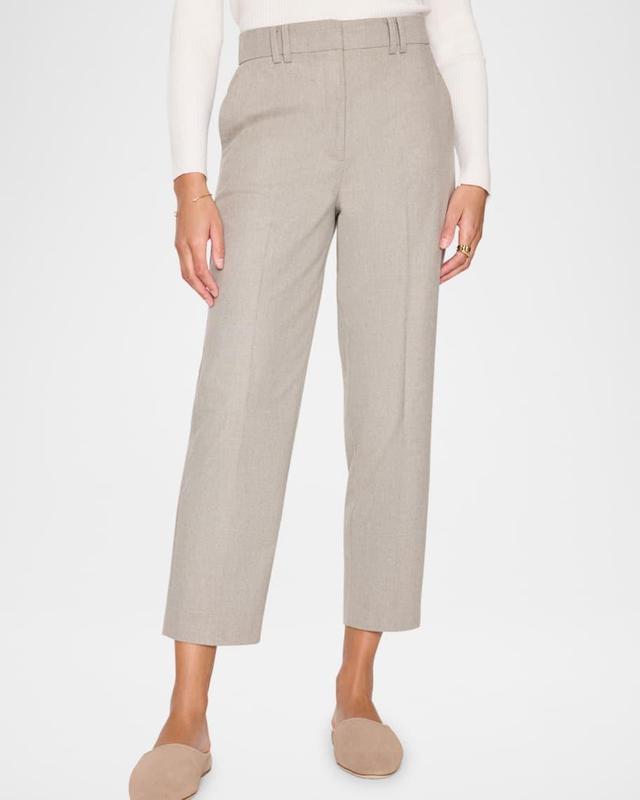 Talia Cropped Straight-Leg Pants Product Image