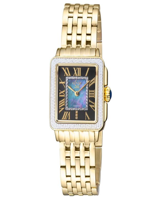 Gevril Womens Padova Swiss Quartz Gold-Tone Stainless Steel Bracelet Watch 30mm Product Image