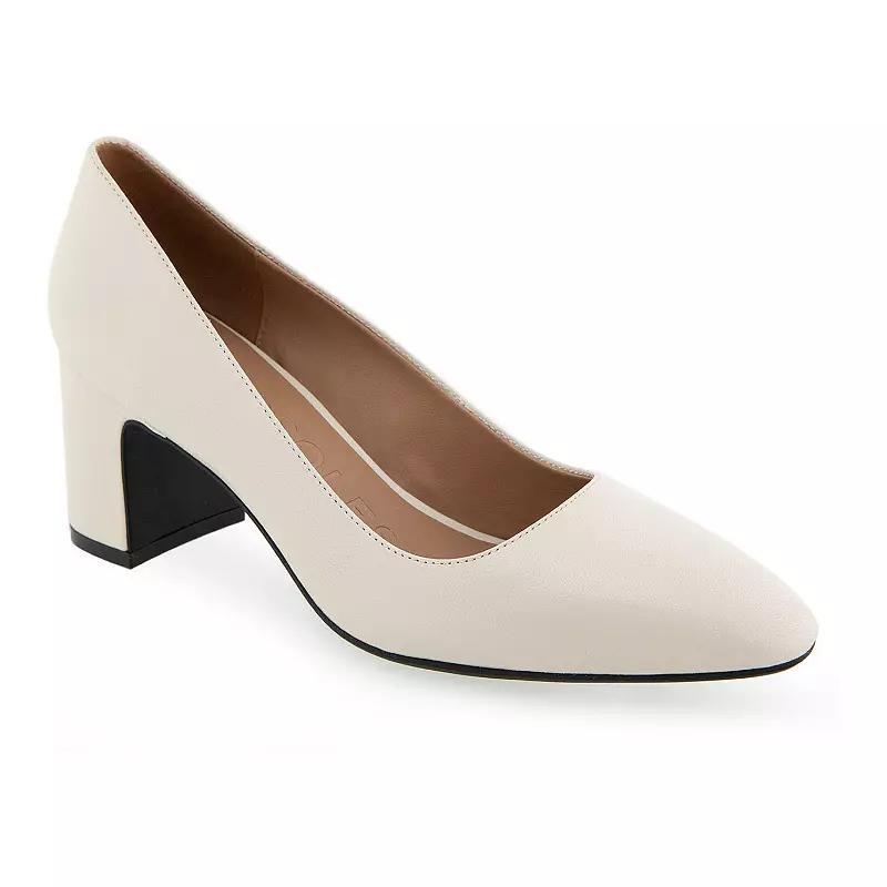 Aerosoles Minetta Womens Leather Dress Pumps Product Image