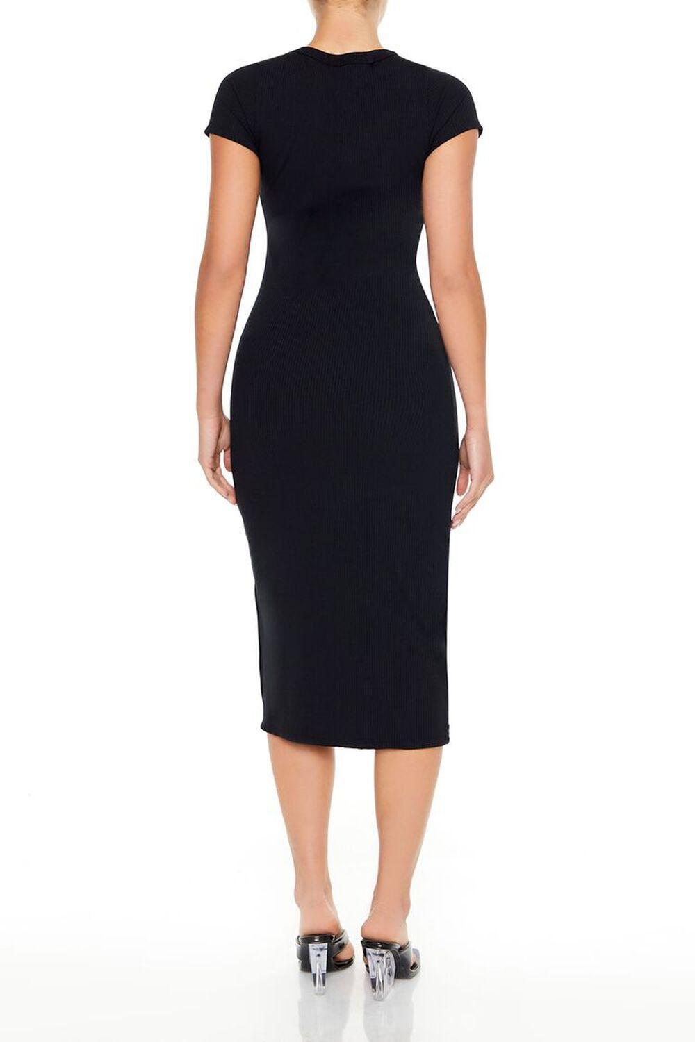 Ribbed Bodycon Midi T-Shirt Dress | Forever 21 Product Image