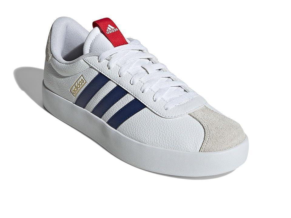 adidas VL Court 3.0 Dark Blue/Better Scarlet) Men's Shoes Product Image