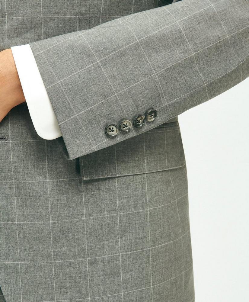 Traditional Fit 1818 Windowpane Suit In Wool Product Image