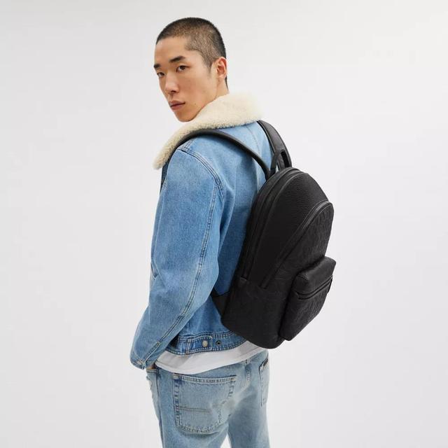 Charter Backpack In Signature Leather Product Image