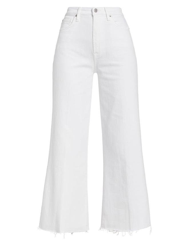 Womens Jo Cropped Wide-Leg Jeans Product Image