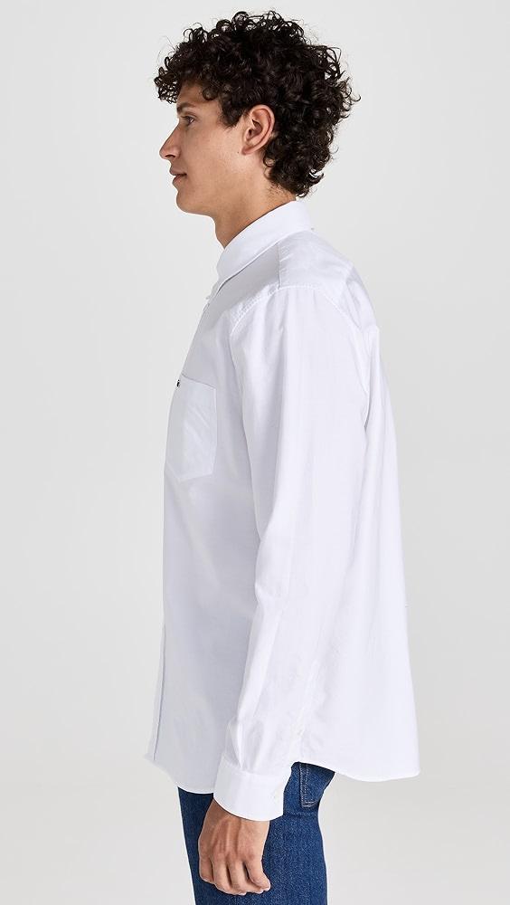 Lacoste Regular Fit Oxford Cotton Shirt | Shopbop Product Image