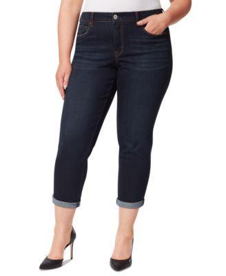 Jessica Simpson Plus Size Mika Best Friend Slouchy Skinny Jeans Product Image