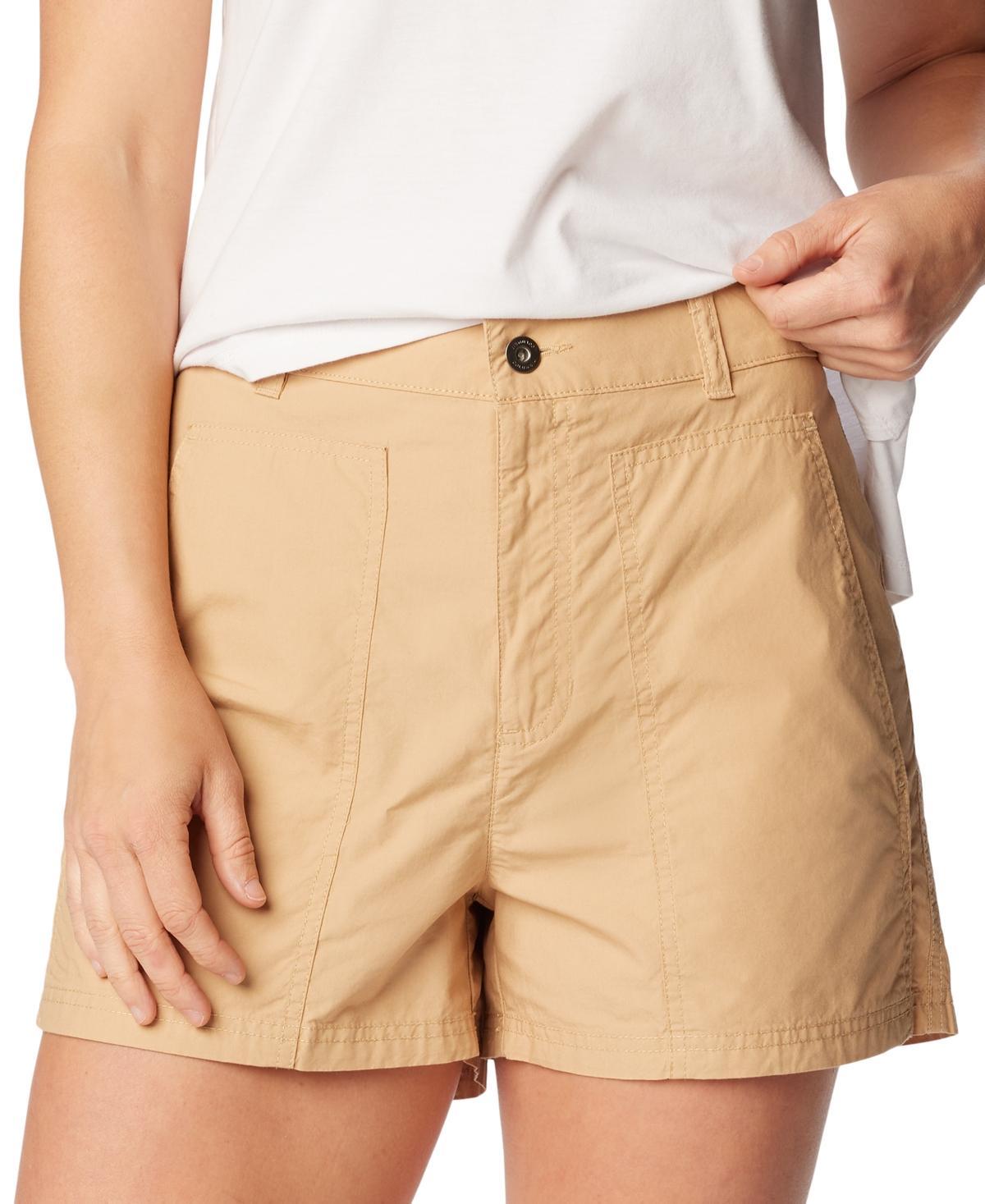 Womens Columbia Holly Hideaway High Waisted Washed Out Shorts Product Image